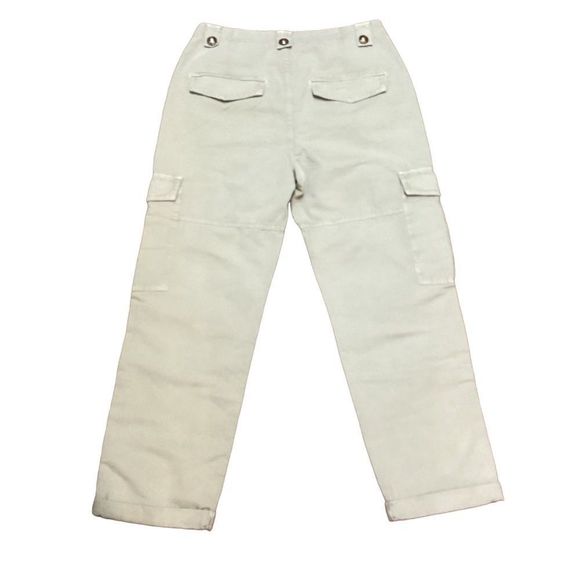 NWT Zara Cargo Khaki Pants Sz M - Picture 2 of 15